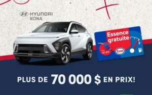 Gagnez Un véhicule Kona 2024 de Hyundai (37 000 $)